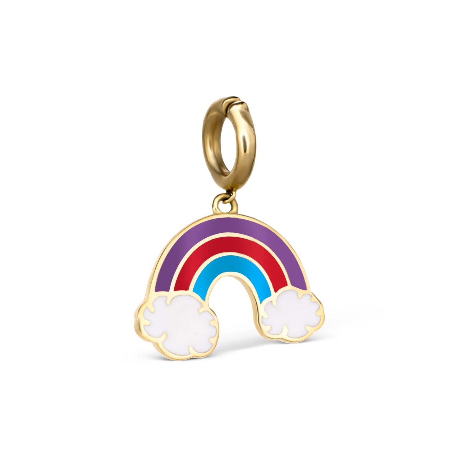 Rainbow enamel charm by STACK'D jewellery UAE stackdworld