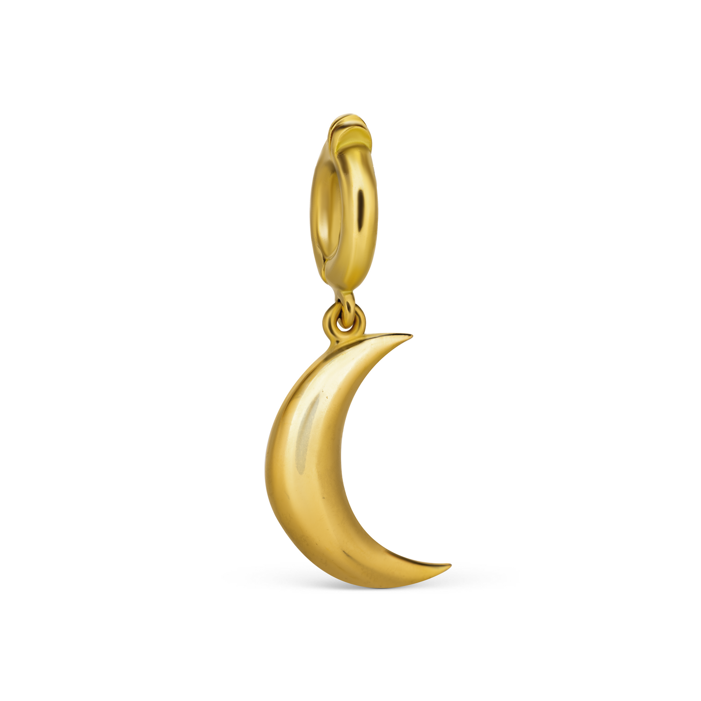 gold crescent charm by STACK'D jewellery UAE stackdworld