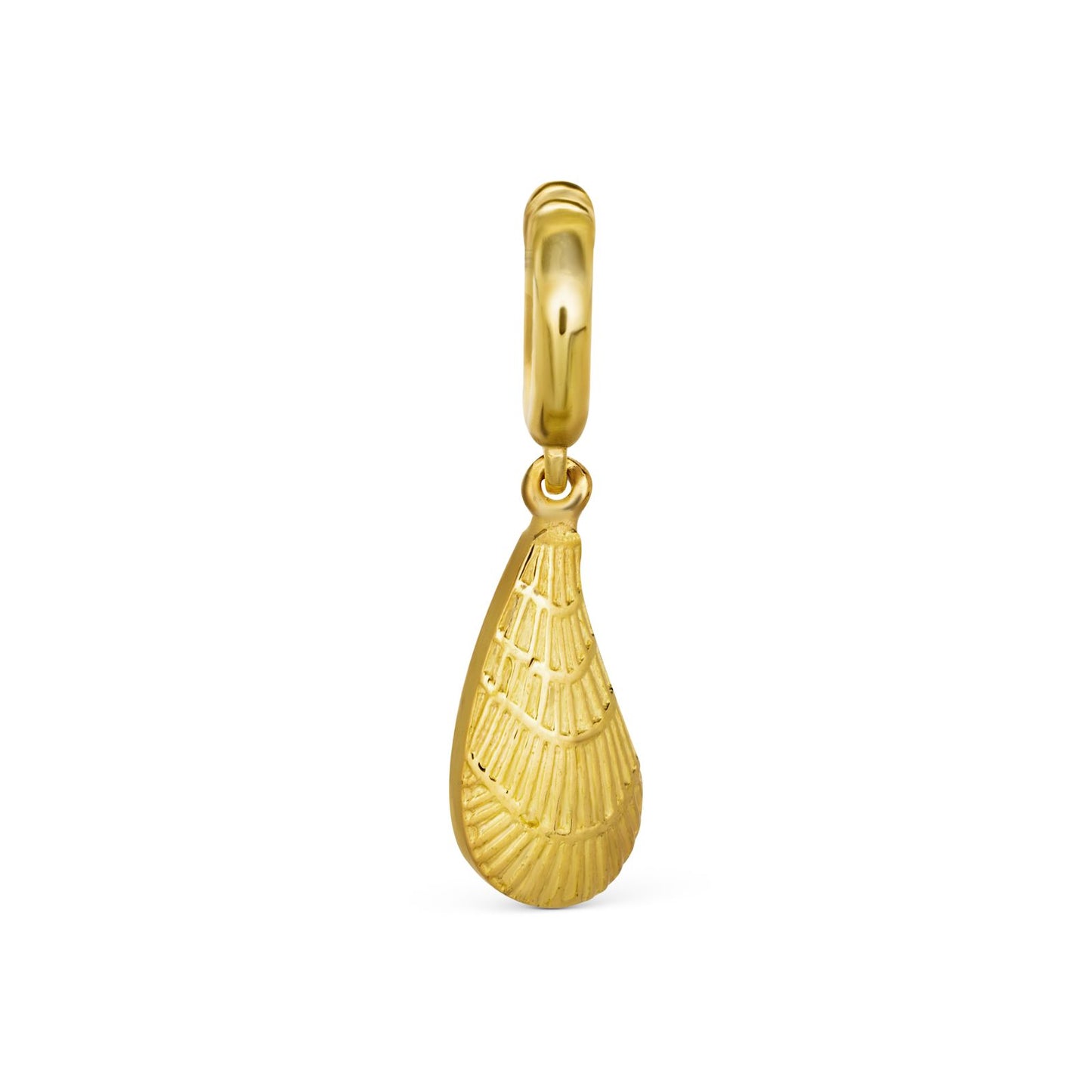 gold shell charm by STACK'D jewellery UAE stackdworld