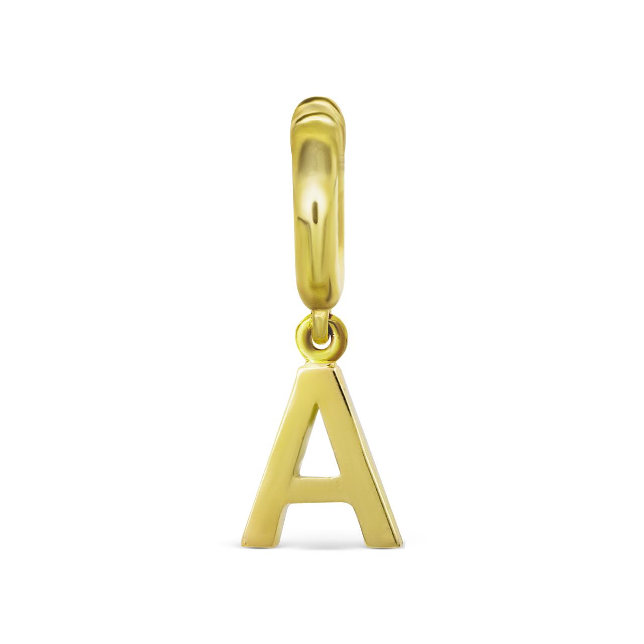 A letter charm by STACK'D jewellery UAE stackdworld