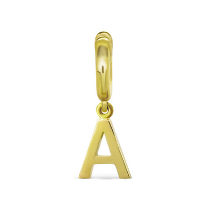 A letter charm by STACK'D jewellery UAE stackdworld