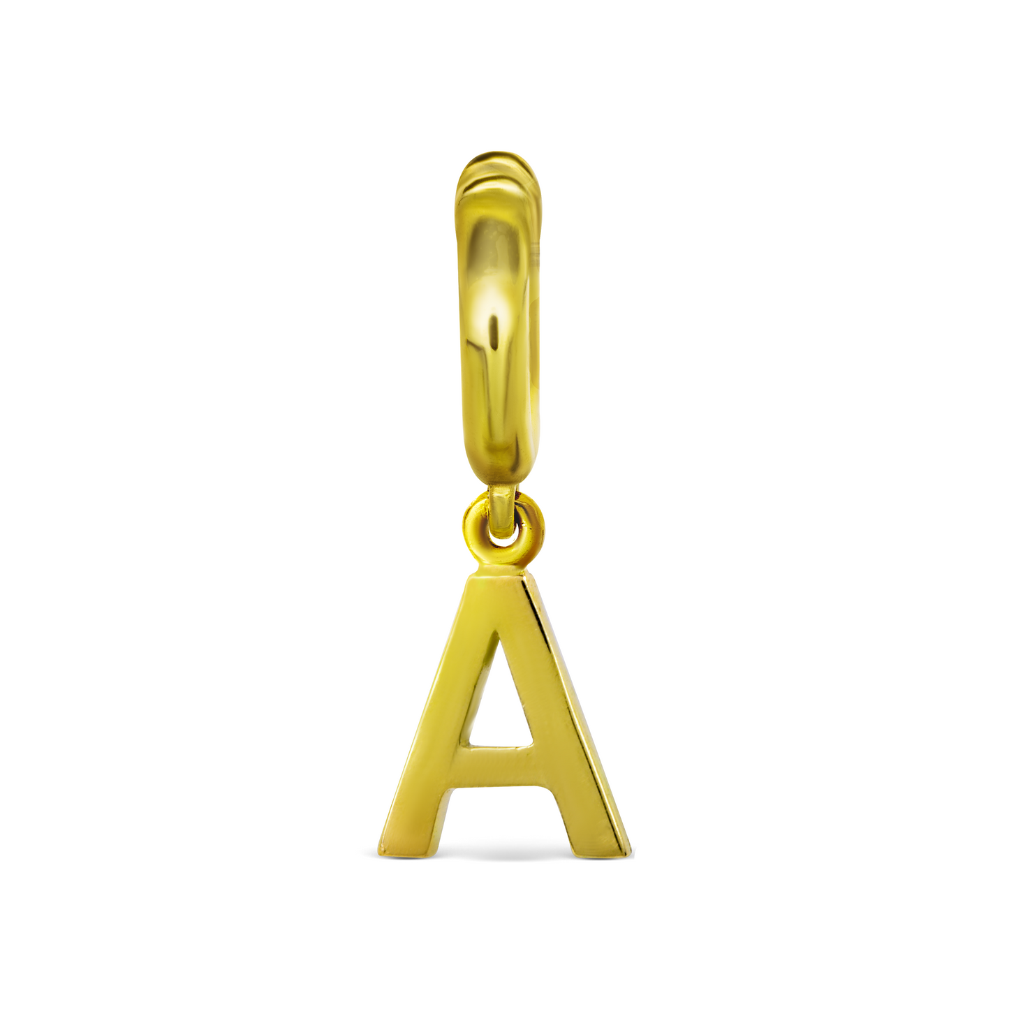 A letter charm by STACK'D jewellery UAE stackdworld