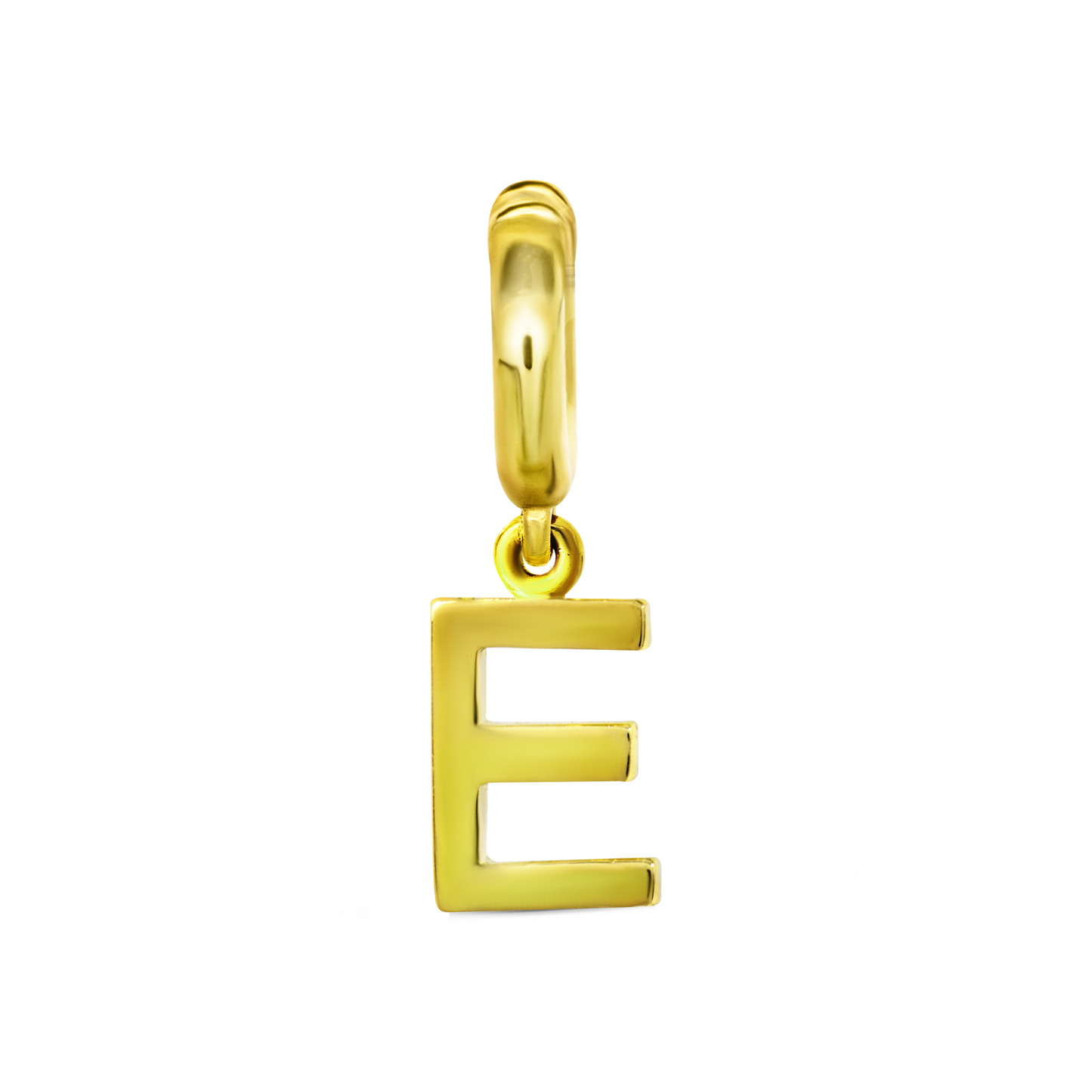 E letter charm by STACK'D jewellery UAE stackdworld