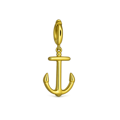 Gold anchor charm