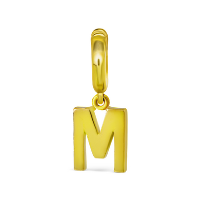 M letter charm by STACK'D jewellery UAE stackdworld