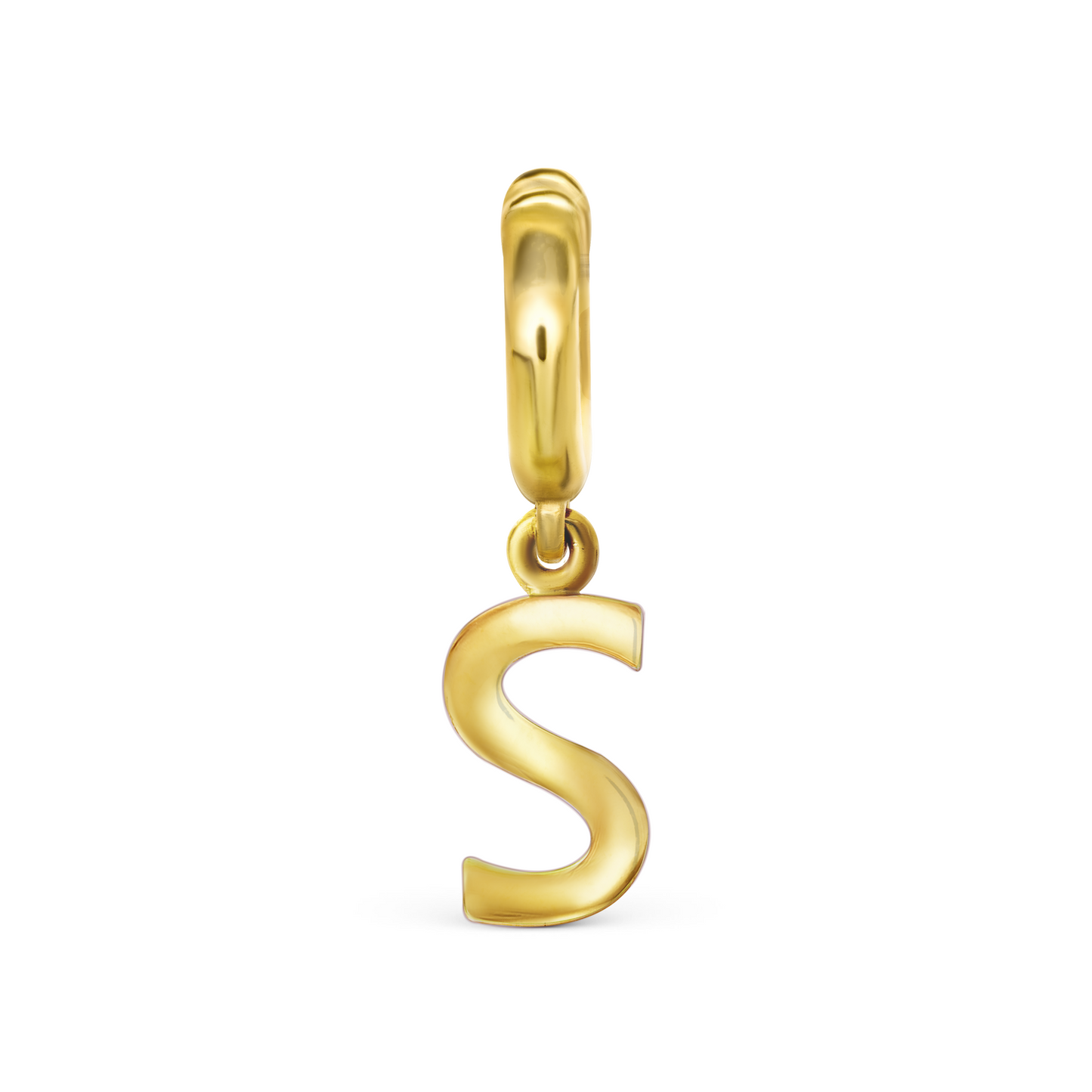 S letter charm by STACK'D jewellery UAE stackdworld