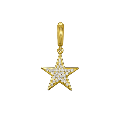 Diamond star charm
