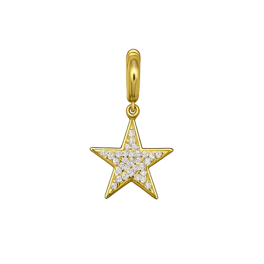 Diamond star charm