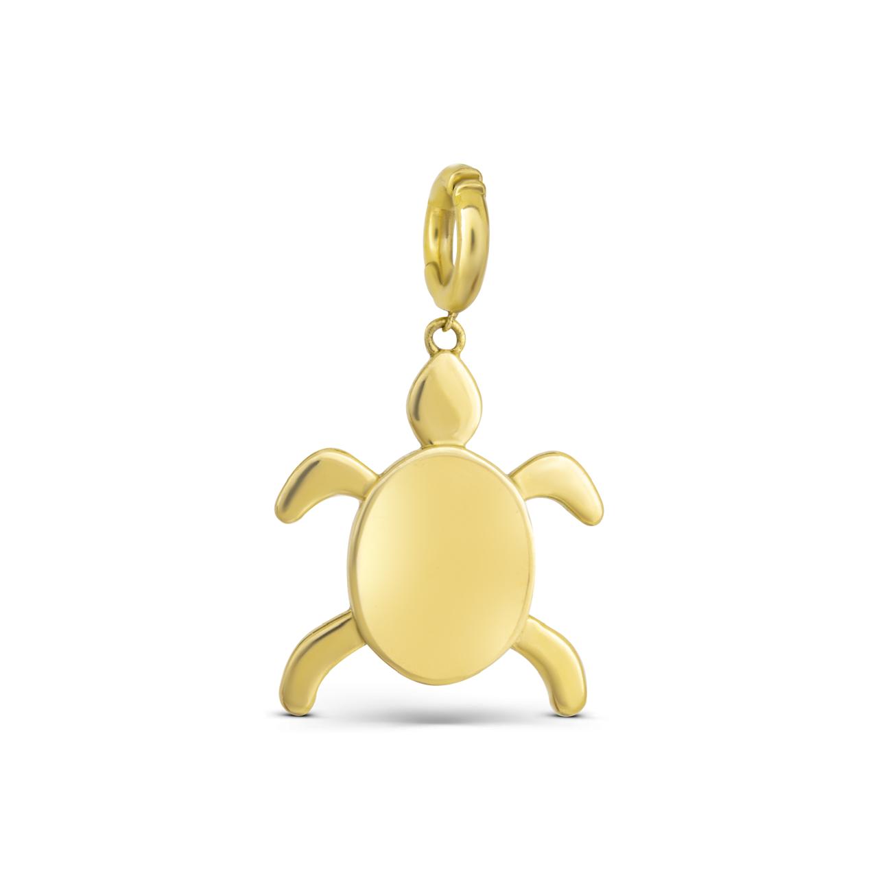 gold turtle charm by STACK'D jewellery UAE stackdworld