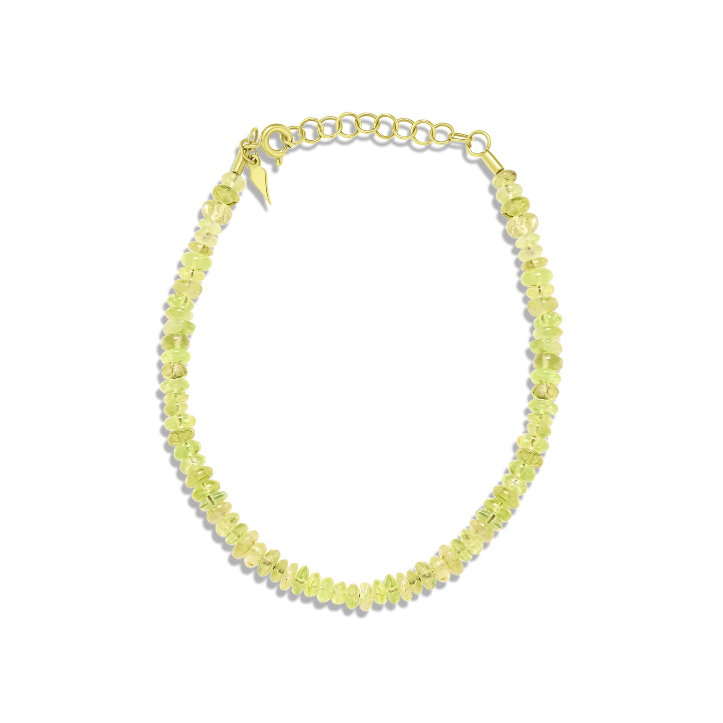 Bracelet with green beads by the STACKD world Jewelry UAE