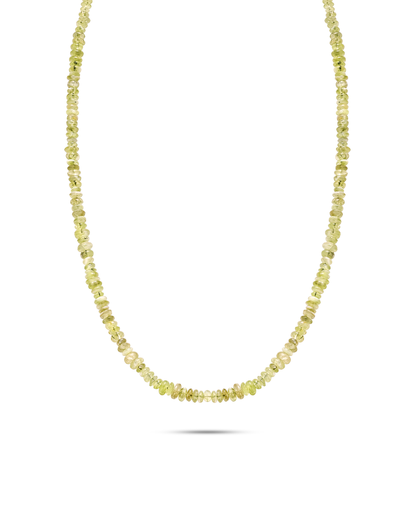 Necklace with green beads by the STACKD world jewelry UAE