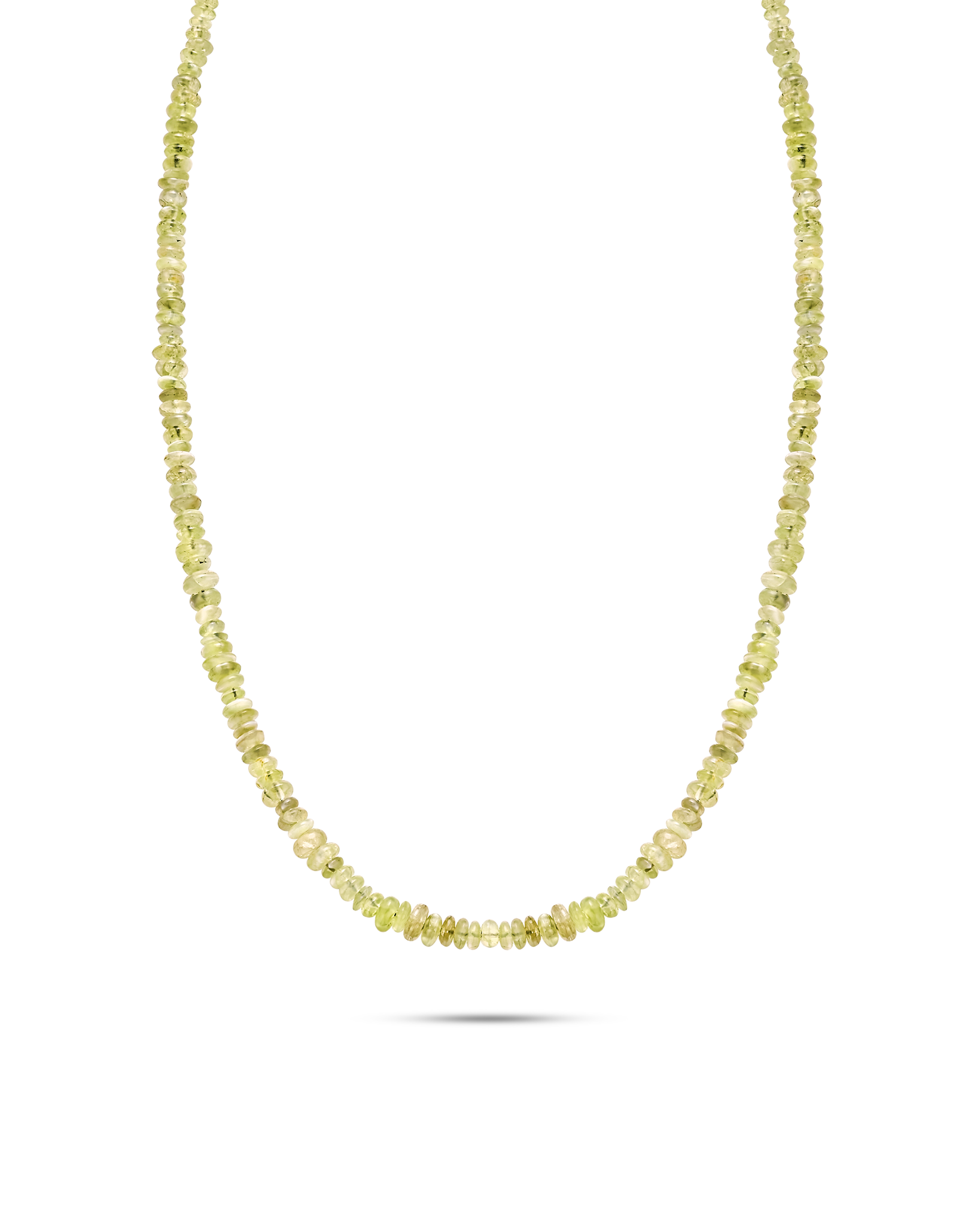 Necklace with green beads by the STACKD world jewelry UAE